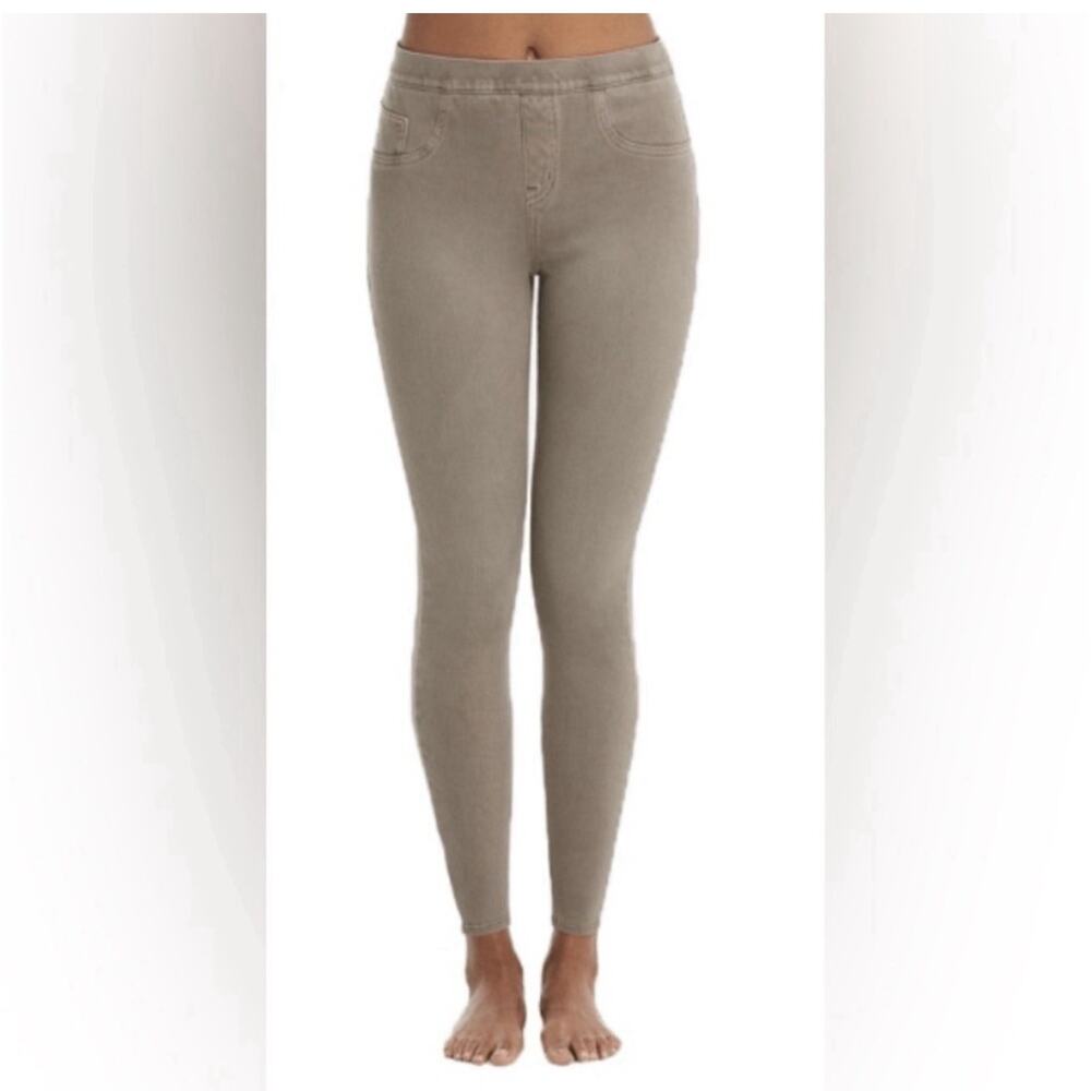Spanx Ankle Jeanish Leggings NWT Earthy Taupe XL